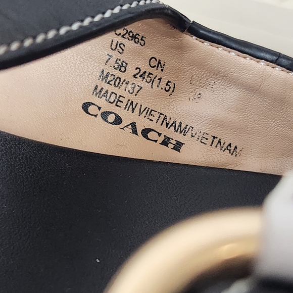 Coach Double Strap Platform Sandals - Picture 3 of 10